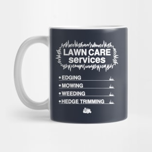 lawn care services Mug